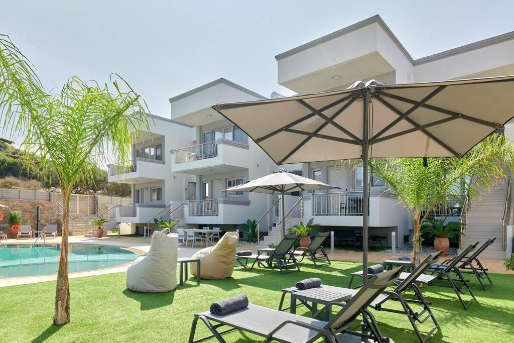 Superior Family Apartment W/Pool Dining Area Stavromenos Extérieur photo